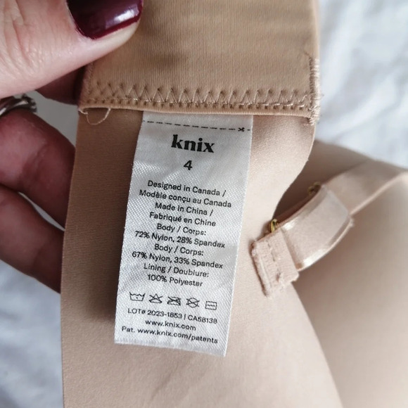 Knix WingWoman Contour Bra in Warm Sand Nude Size 4 (Fits 32C, 32D, 34C, 34D) - Picture 12 of 16